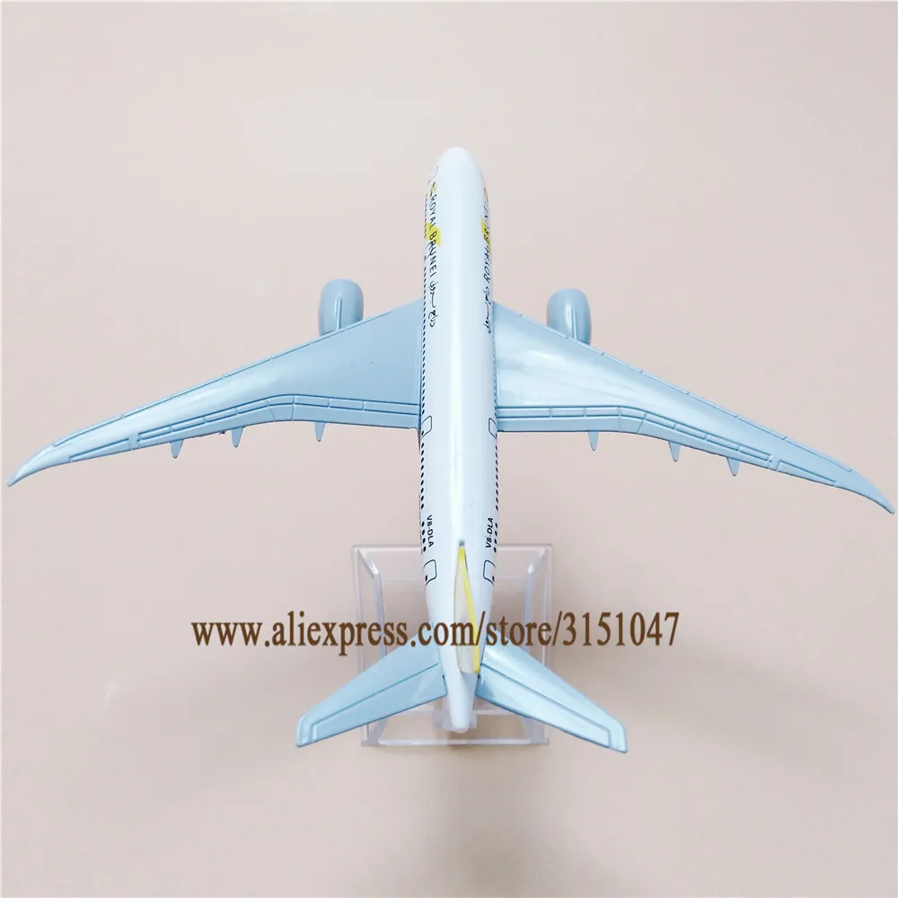 16 см сплав металла воздуха Королевский Бруней модель Boeing 787 B787 самолета Модель W