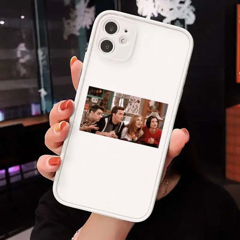 

friends tv show Phone Case Clear matte transparent For white iPhone 7 8 x xs xr 11 12 pro plus max mini Funda