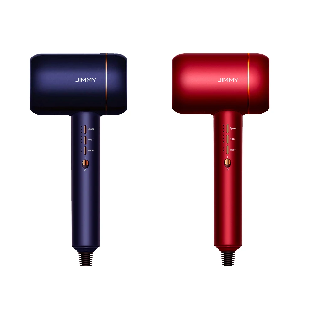 [В наличии] JIMMY F6 Фен электрический Портативный отрицательных ионов 1800 Вт фен для