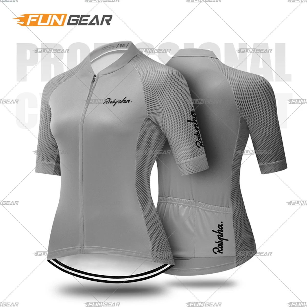 

Women Cycling Clothing MTB Road Biking Jersey Short Sleeve Bicycle Wear Clothes Ropa Ciclismo Girl Breathable Quick Dry Summer