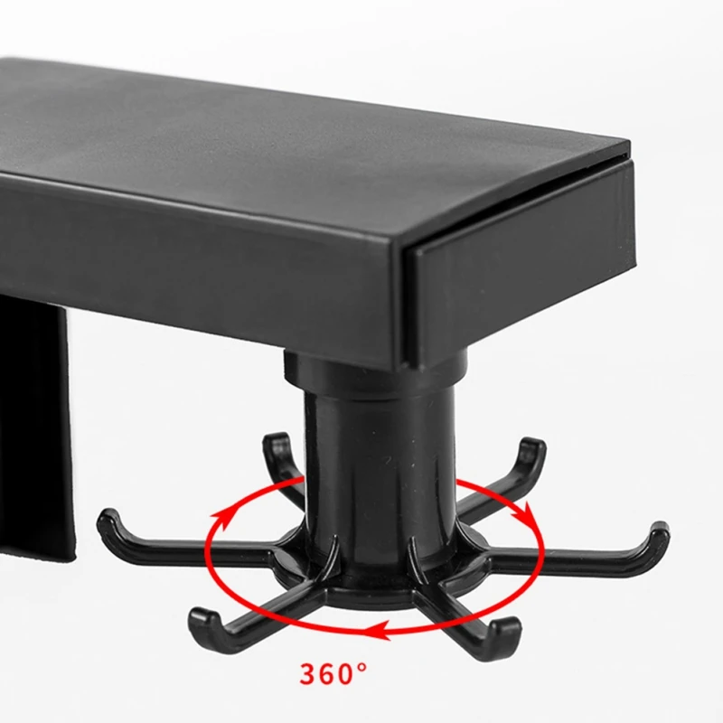 4/6 крючки для дверных шкафов полки настенных вращающихся кухонных полок