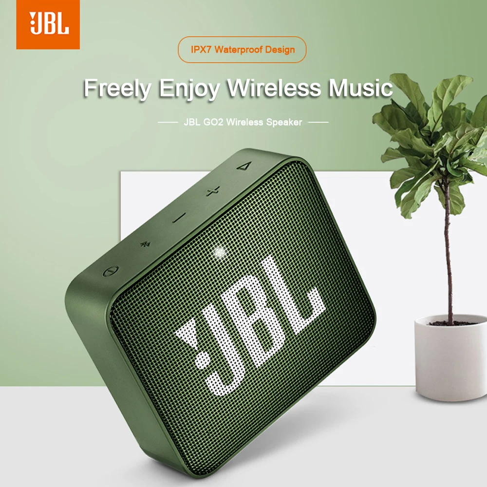 Беспроводная Bluetooth Колонка JBL GO2 водонепроницаемая IPX7 портативная уличная