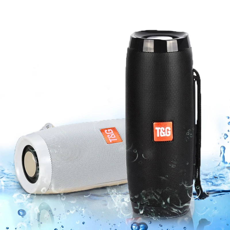 

Portable Bluetooth-compatible Speaker waterproof Wireless LED Speakers FM radio USB speaker music center