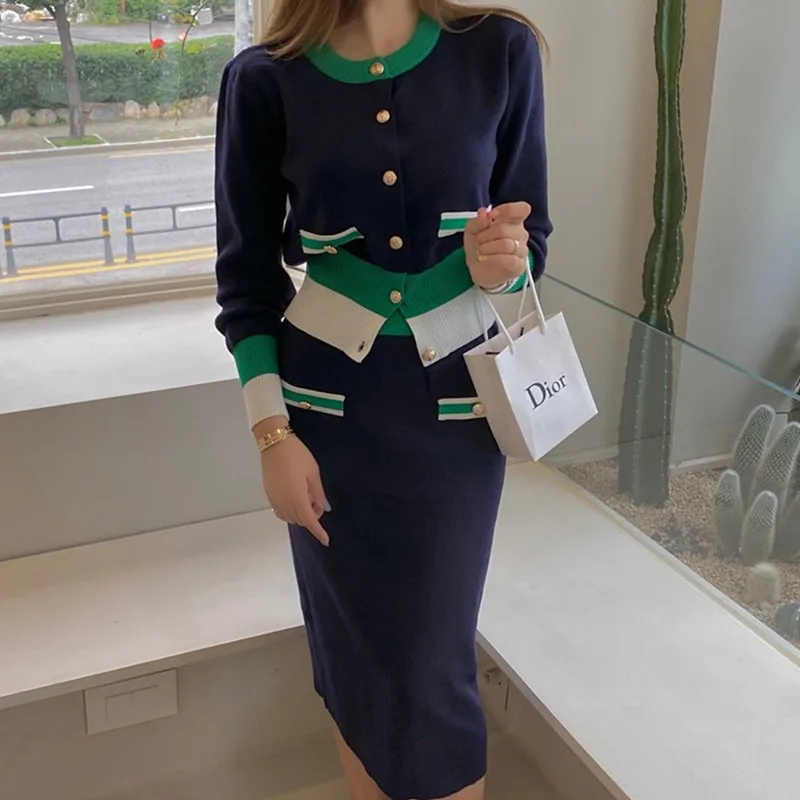 Комплект из 2 предметов ZAWFL Женский подиумный дизайнерский брендовый свитер