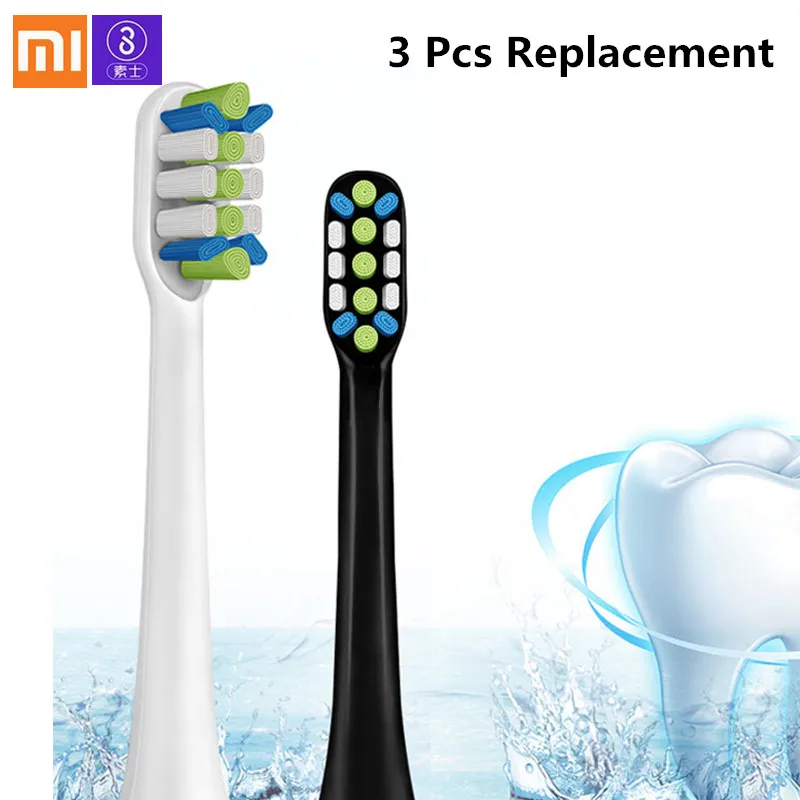 3PCS 11 SooCas X3 Replacement Toothbrush Head for SOOCAS / 11 Mijia SOOCARE X3 Electric Toothbrush