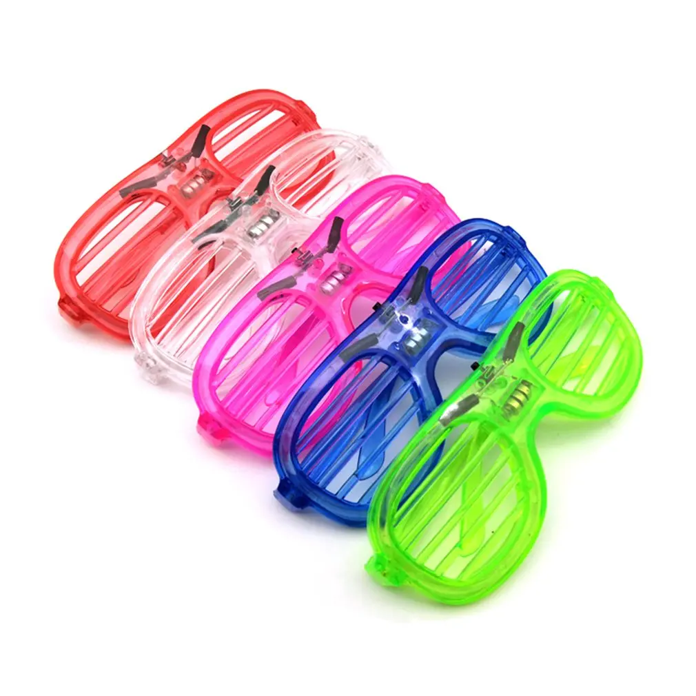 

LED Luminous Glasses Halloween Glowing Neon Christmas Party Flashing Light Glow Sunglasses Glass Festival Costumes Accessory