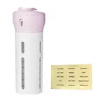 Пустой контейнер 4 в 1, пустые банки для макияжа, лосьона, косметическая бутылка, компактная дорожная упаковочная бутылка, набор пластиковых контейнеров для хранения шампуня, Новинка