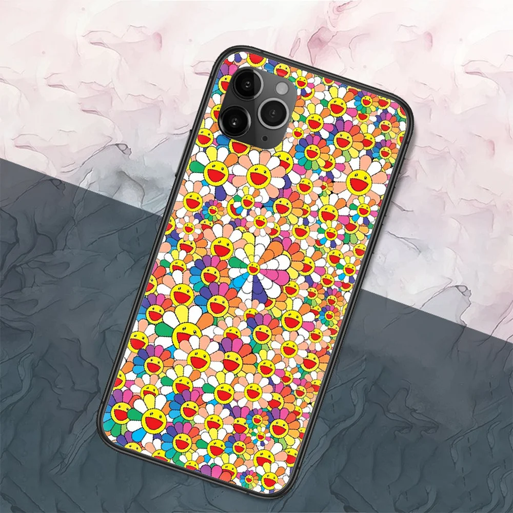 

beautiful Sun flower Phone Case Cover Hull For iphone 5 5s se 2 6 6s 7 8 12 mini plus X XS XR 11 PRO MAX black trend coque