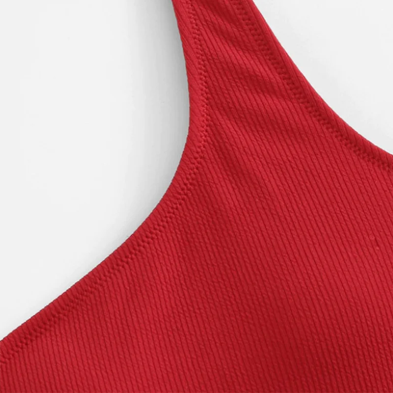 Сексуальный купальный костюм на одно плечо Женская пляжная однотонная купальная