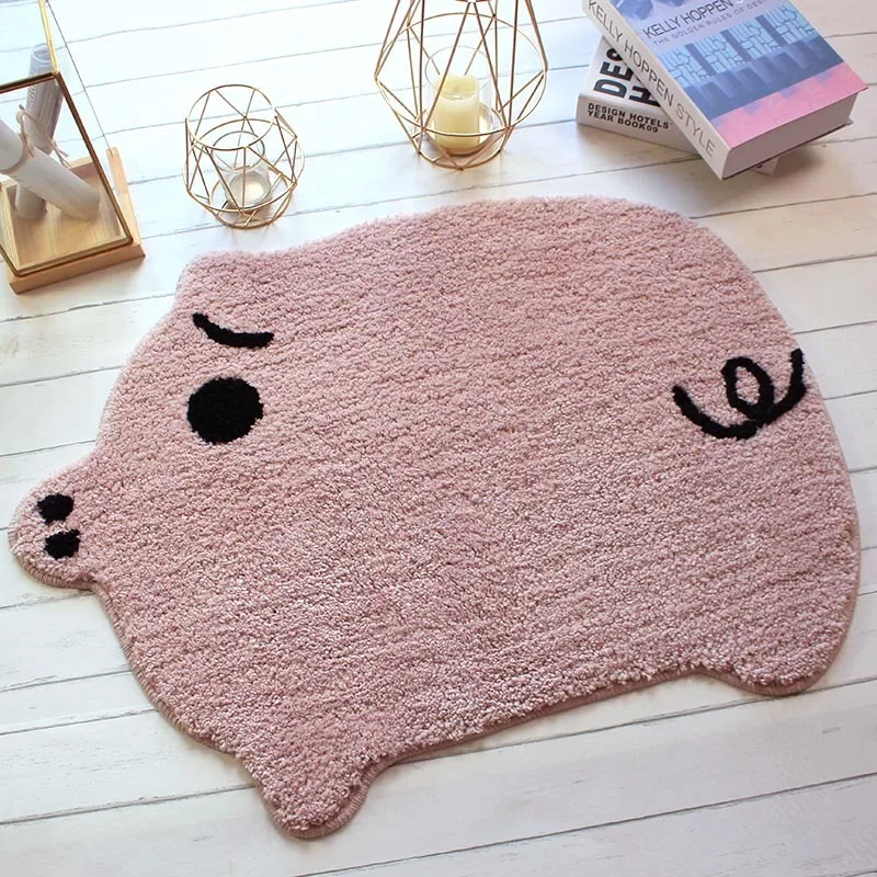 1 шт коврик для ванной комнаты Противоскользящий впитывающий мультяшный