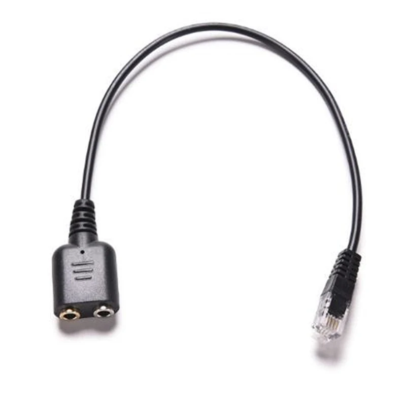

1Pc Single-turn Carbon Film Potentiometer Audio Jack Female to Male RJ9 Plug Adapter Convertor Cable PC Computer Headset