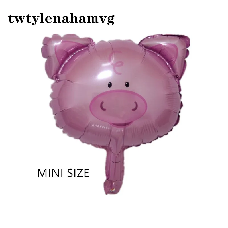 Новинка мультяшный поросенок для мальчиков и девочек фольга животные воздушный