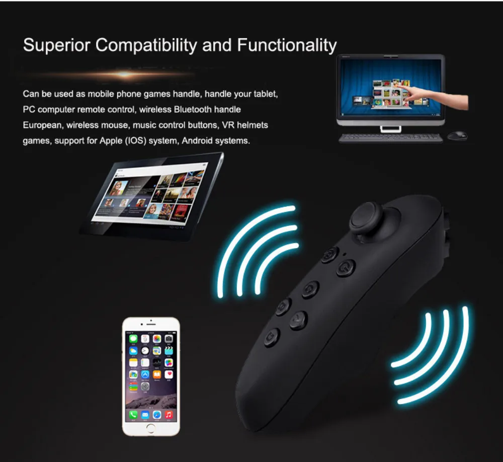 Bobo VR Bobovr Z6 Bluetooth 3 D шлем Viar 3D очки виртуальной реальности гарнитура шлем очки линзы видео для телефона смартфон