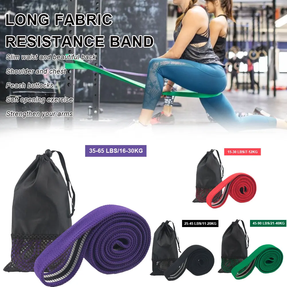 

Workout Fitness Hip Yoga Resistance Bands Anti-slip Squats Expander Strength Rubber Bands Yoga Gym Training Braided Elastic Band