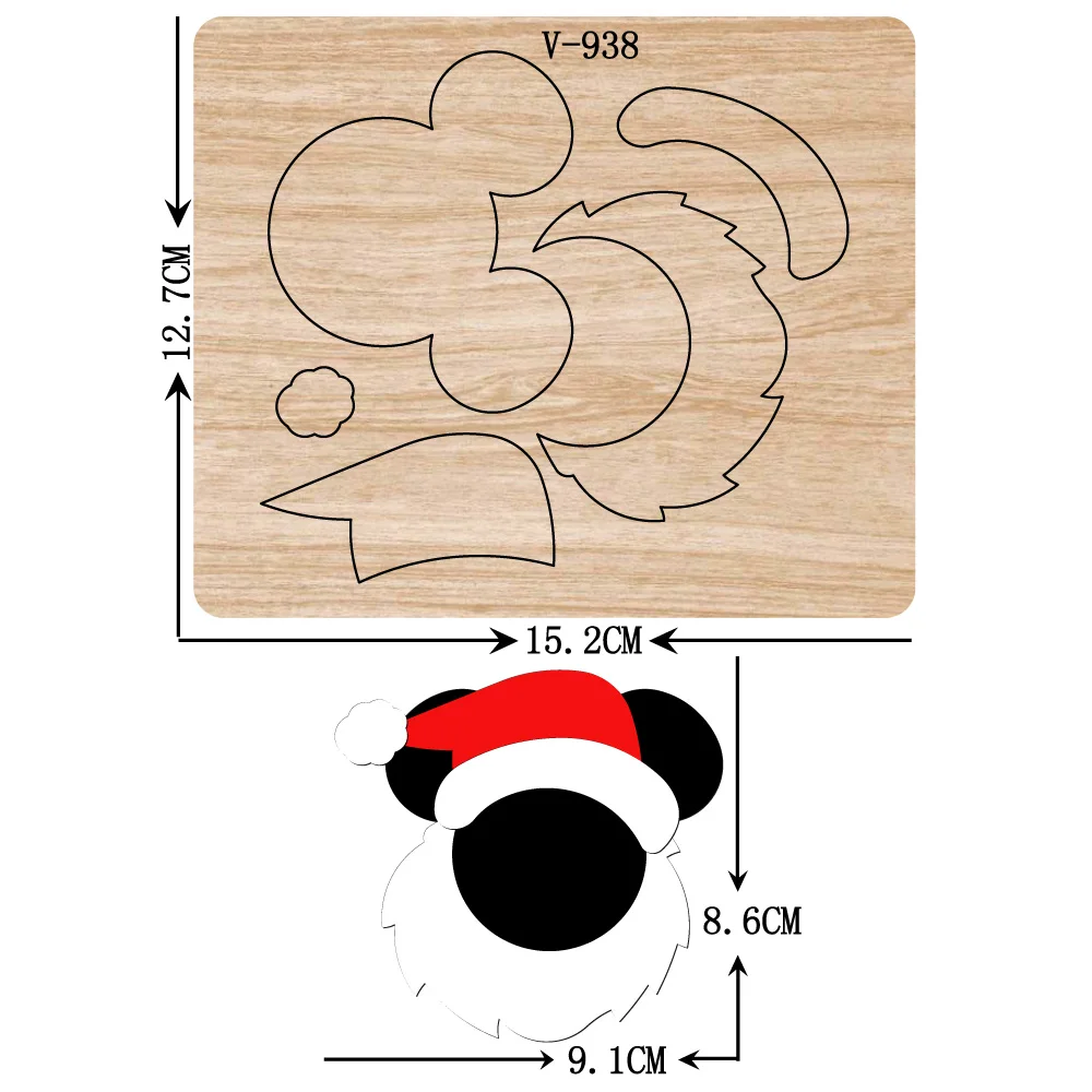 

Новые деревянные штампы для скрапбукинга/несколько размеров/V-938