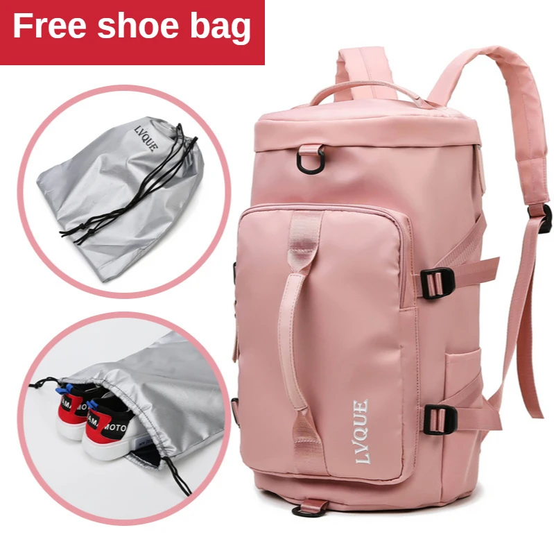 Sports Fitness Bag Gym Dry Wet Separation Shoes Training Yoga Bag Hand Luggage For Short Distance laguageTravel Backpack