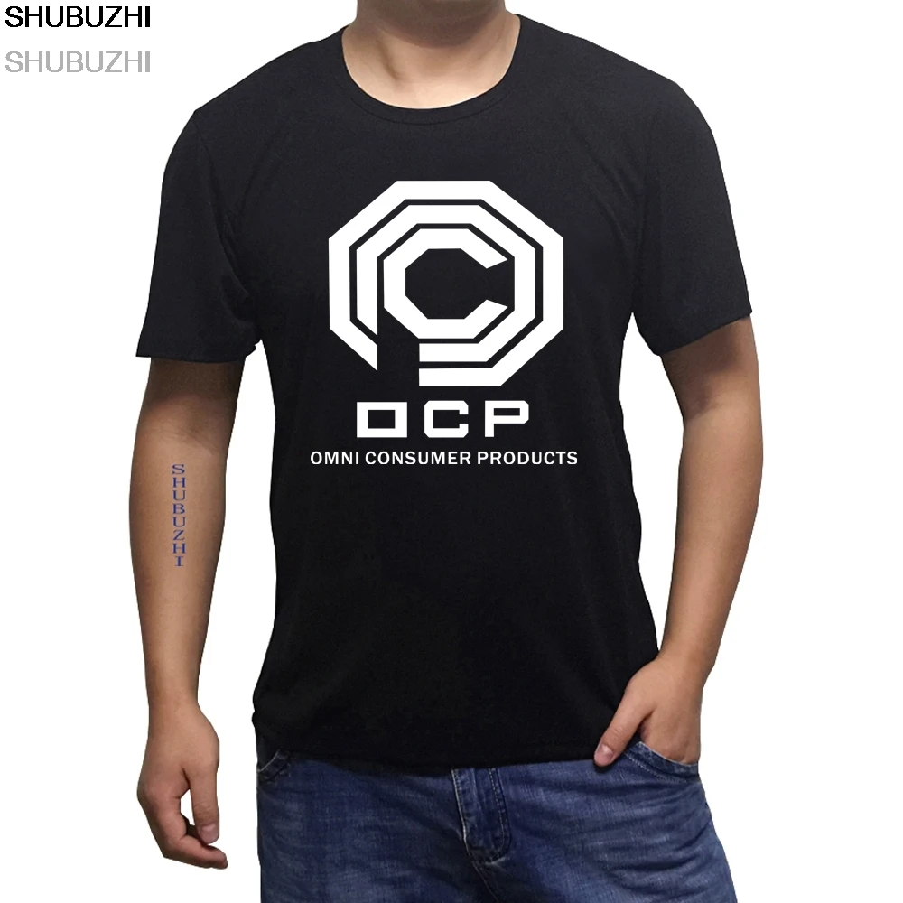 Мужская классическая Футболка с принтом модель Robocop OCP ED209 в винтажном стиле ретро