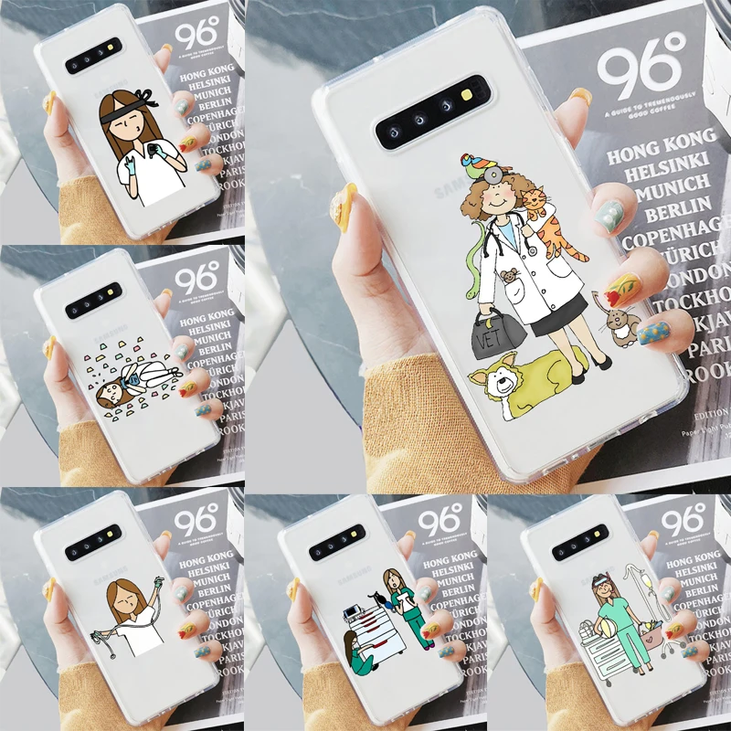Мягкий ТПУ чехол для телефона Samsung 2017 A5 A50 S7 S9 S8Plus S10 A6 A8P Note8 + | Мобильные телефоны и