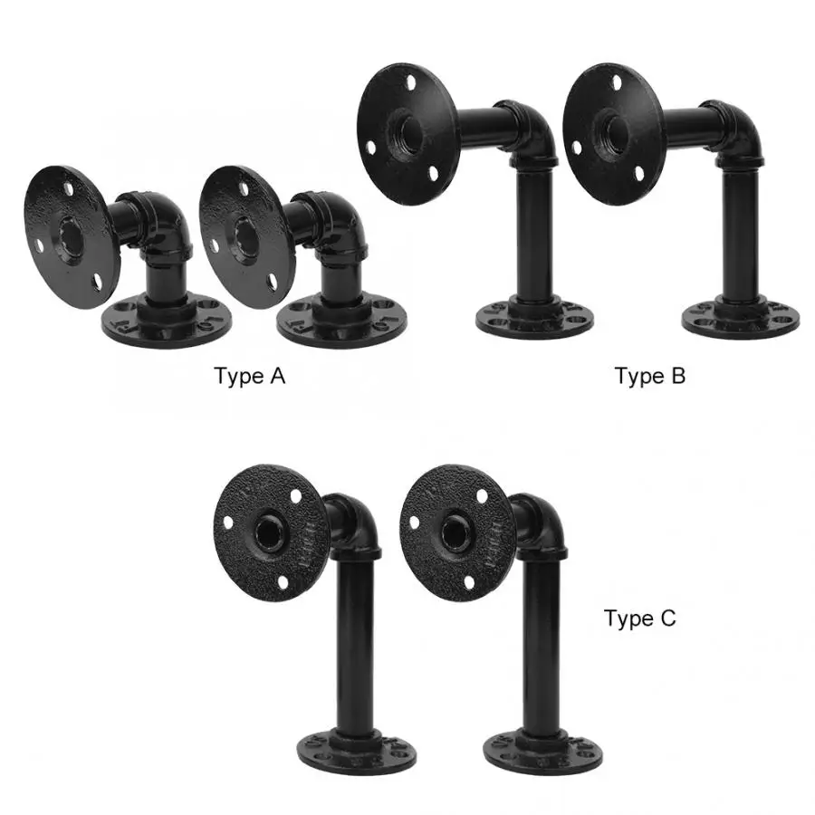 Кронштейн настенный из нержавеющей стали в стиле ретро 2 шт.|Кронштейны| |