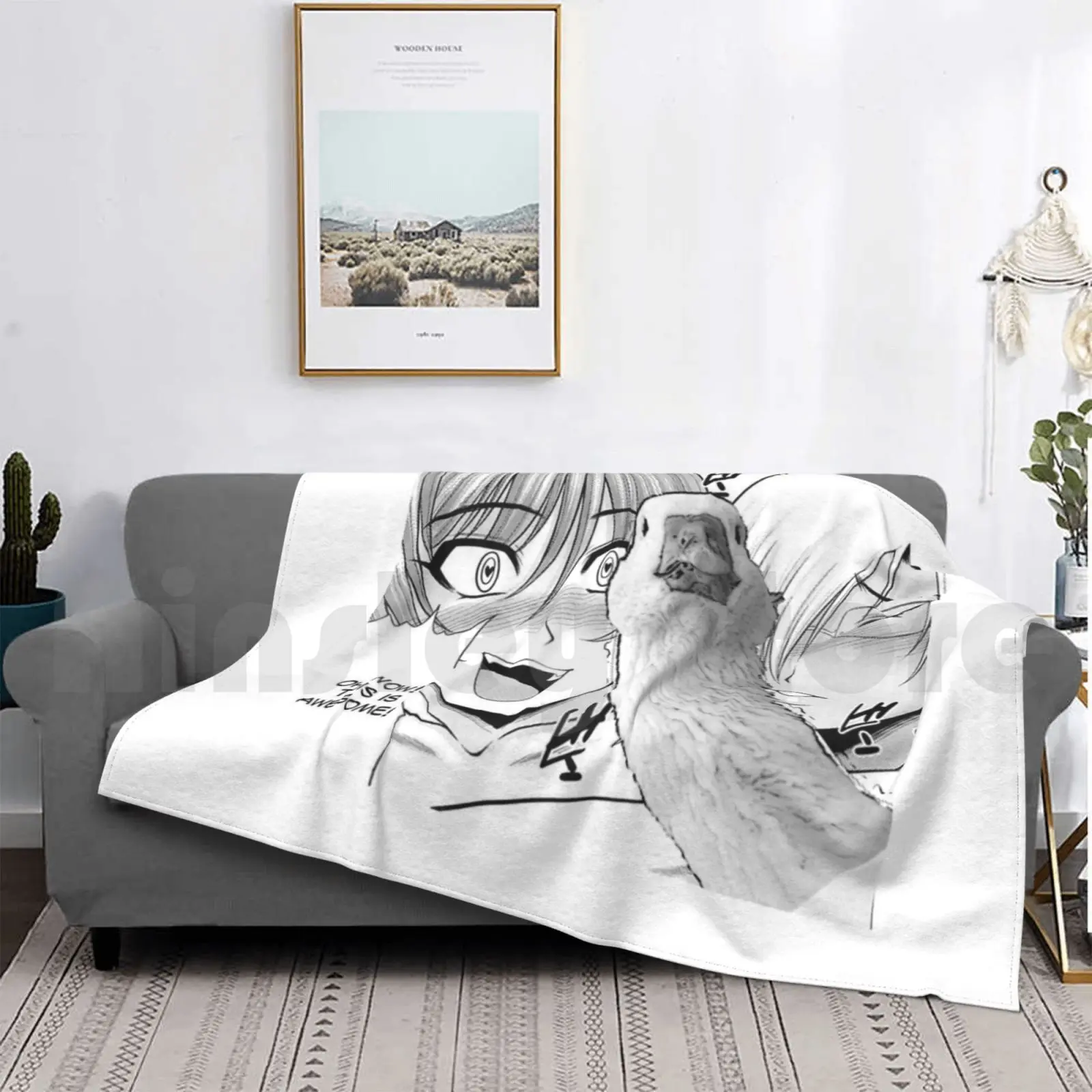 

Модное одеяло с утомным мемом на заказ, аниме мемы Ага, я в научном стиле, аниме «это голубь» в стиле ретро