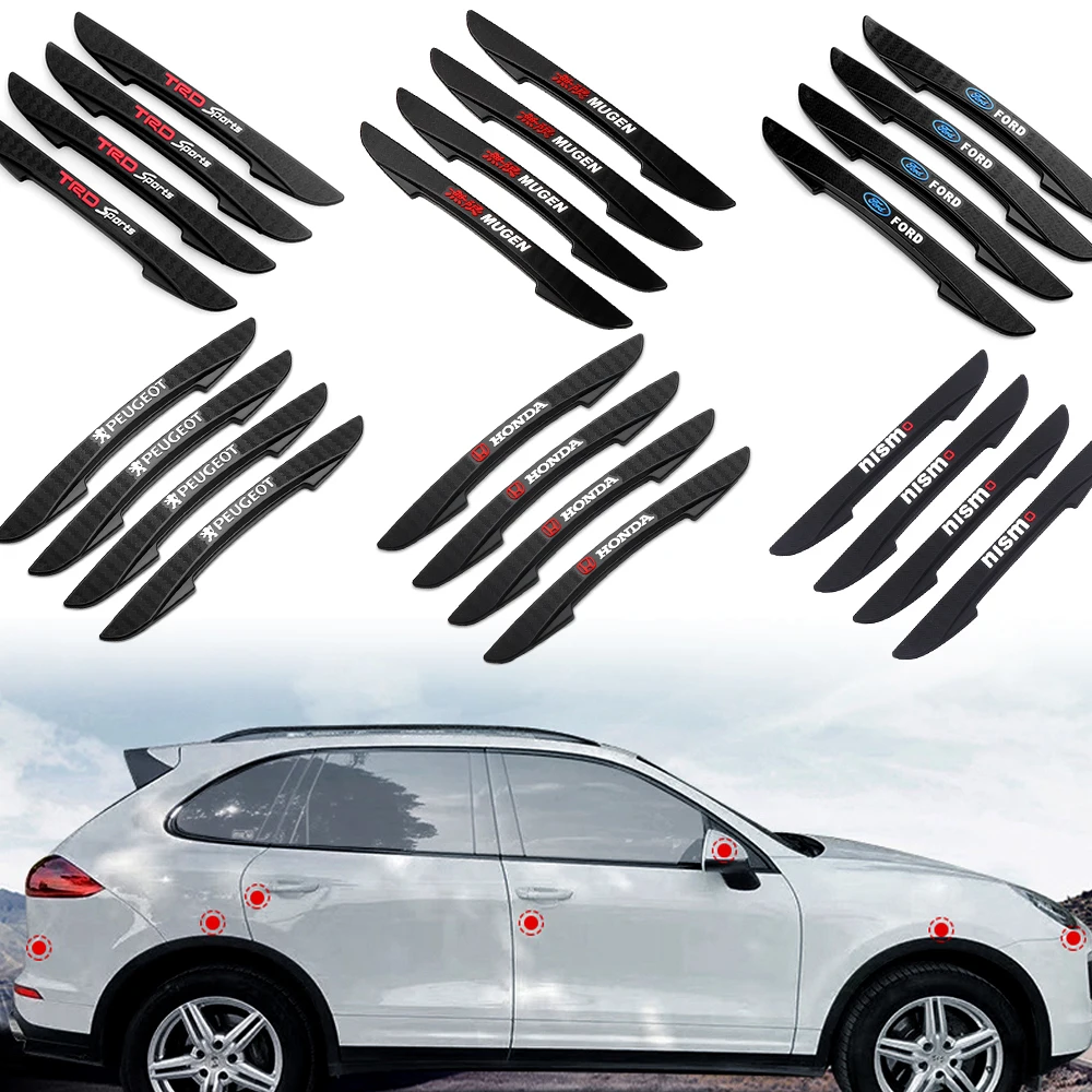 4 шт. автомобильные наклейки на бампер для Mazda Ford Toyota Nissan Renault Peugeot VW|Наклейки