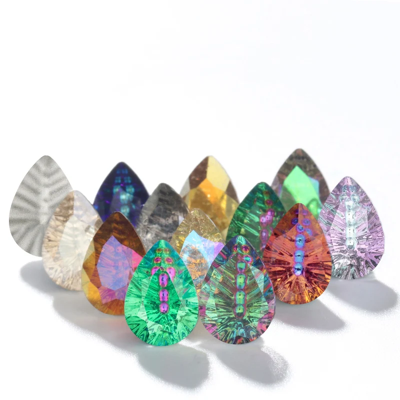 7x10 мм форма в виде Капли клей на камни и кристаллы стеклянные стразы каплевидные