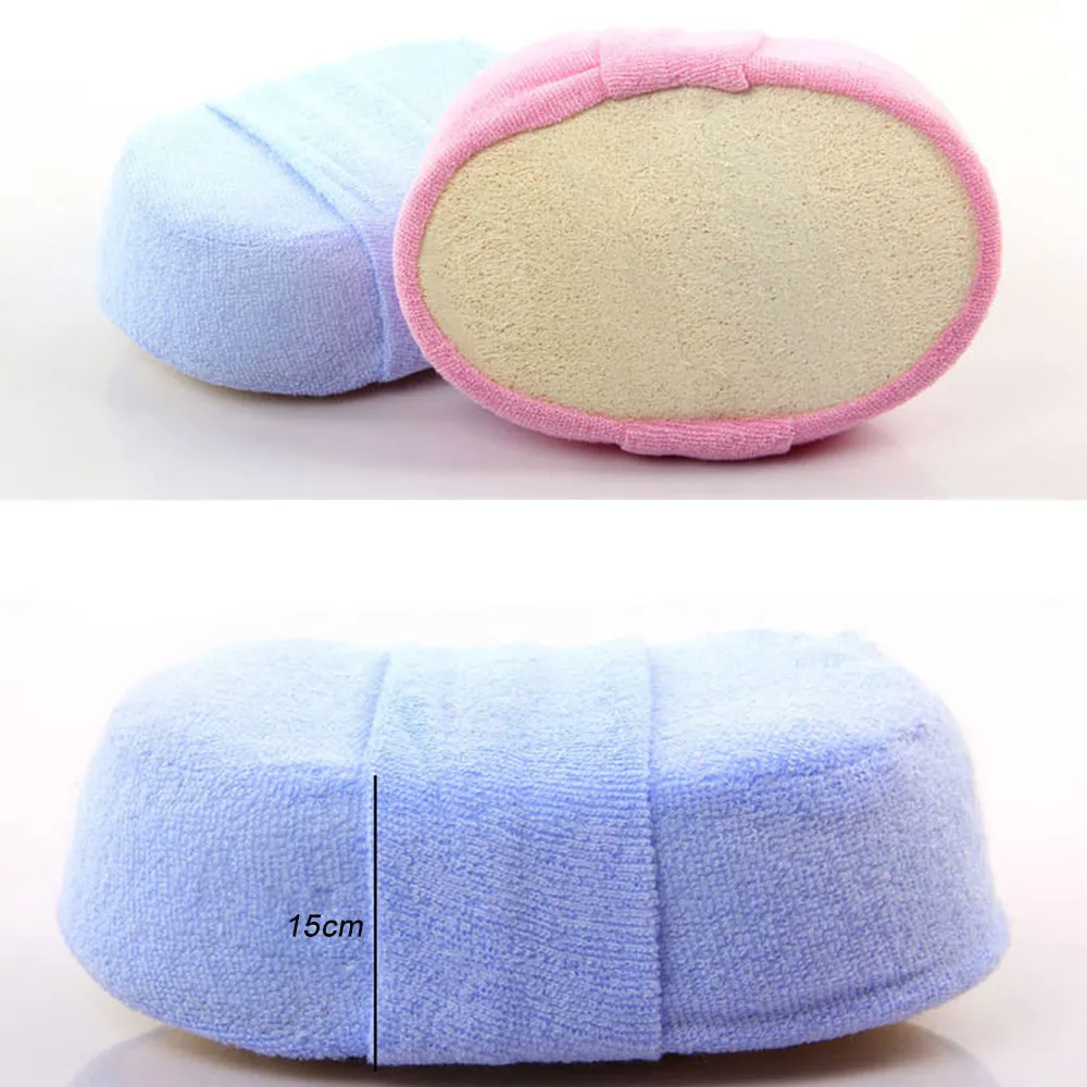 Отшелушивающая губка для душа щетка тела натуральная люффа душевая кабина