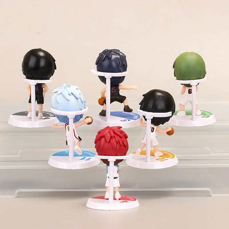 

6pcs Kuroko's Basketball Figures Kuroko No Basuke Kise Ryota Kagami Taiga Atsushi Himuro Tatsuya Yukio Model Toys For Children