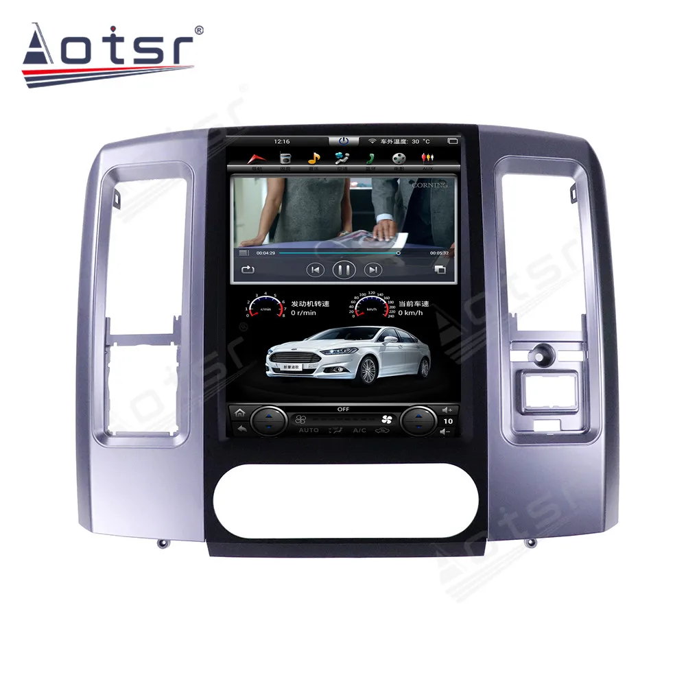 Экран Tesla для 2008 2009 2010 2011 2012 2013-2019 Dodge RAM 1500 2500 Android плеер Автомобильный GPS блок Авто