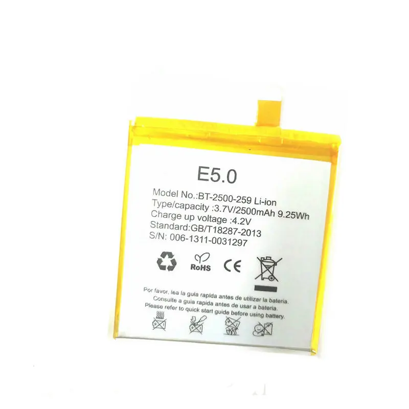 Westrock 2500mAh E5 Аккумулятор для сотового телефона BQ Aquaris E5.0 FHD HD|Аккумуляторы