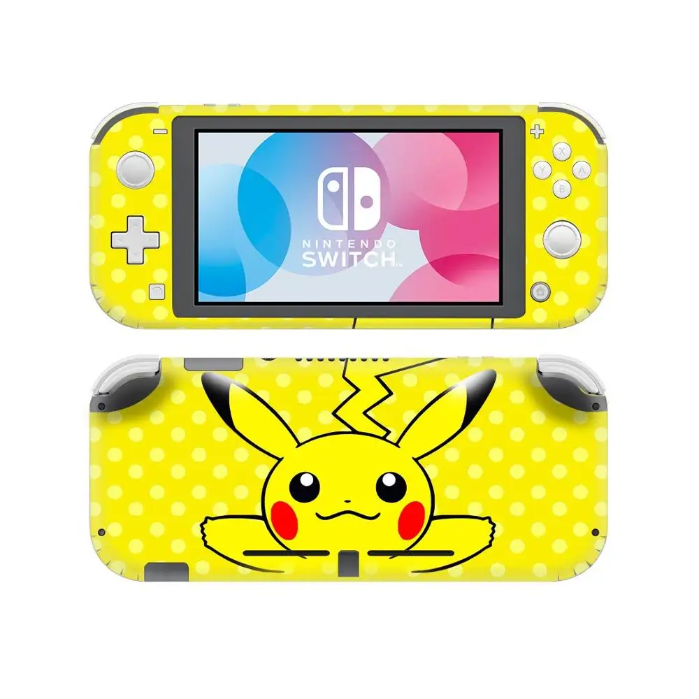YSNSL0461 Наклейка Pokemons Skins для консольного контроллера tind Switch Lite защитный винил наклейки NS мини игровые аксессуары-Pikachus - Цвет: YSNSL0461