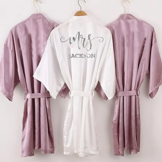 Халат женский Свадебный персонализированный | Женская одежда