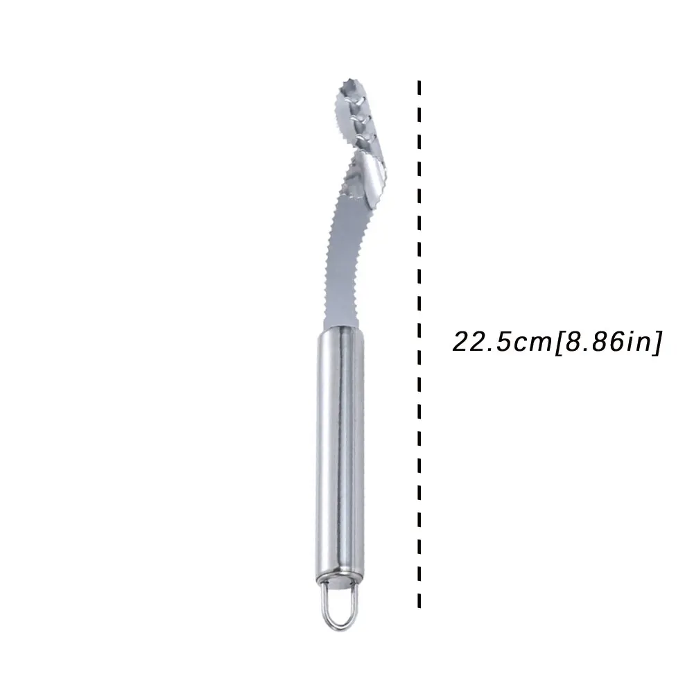 

New Vegetable Tool Stainless Steel Jalapeno Pepper Corer Tool Serrated Edge Coring Tool Serrated Seed Remover Kitchen Tools
