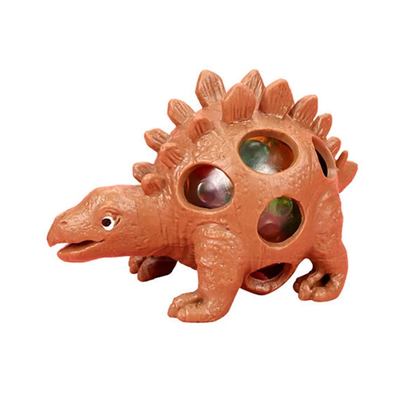 

Stress Relief Squeezing with Dinosaur Design Soft Rubber Vent Grape Ball Hand Wrist Toy Funny Geek Gadget Vent Toy 87HD