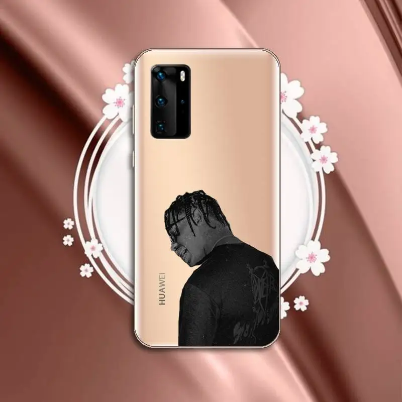 

Travis Scott Phone Case Transparent for Huawei P20 P30 P40 honor 8 10i P smart 2019 Samsung A71 A21S S10 20 plus