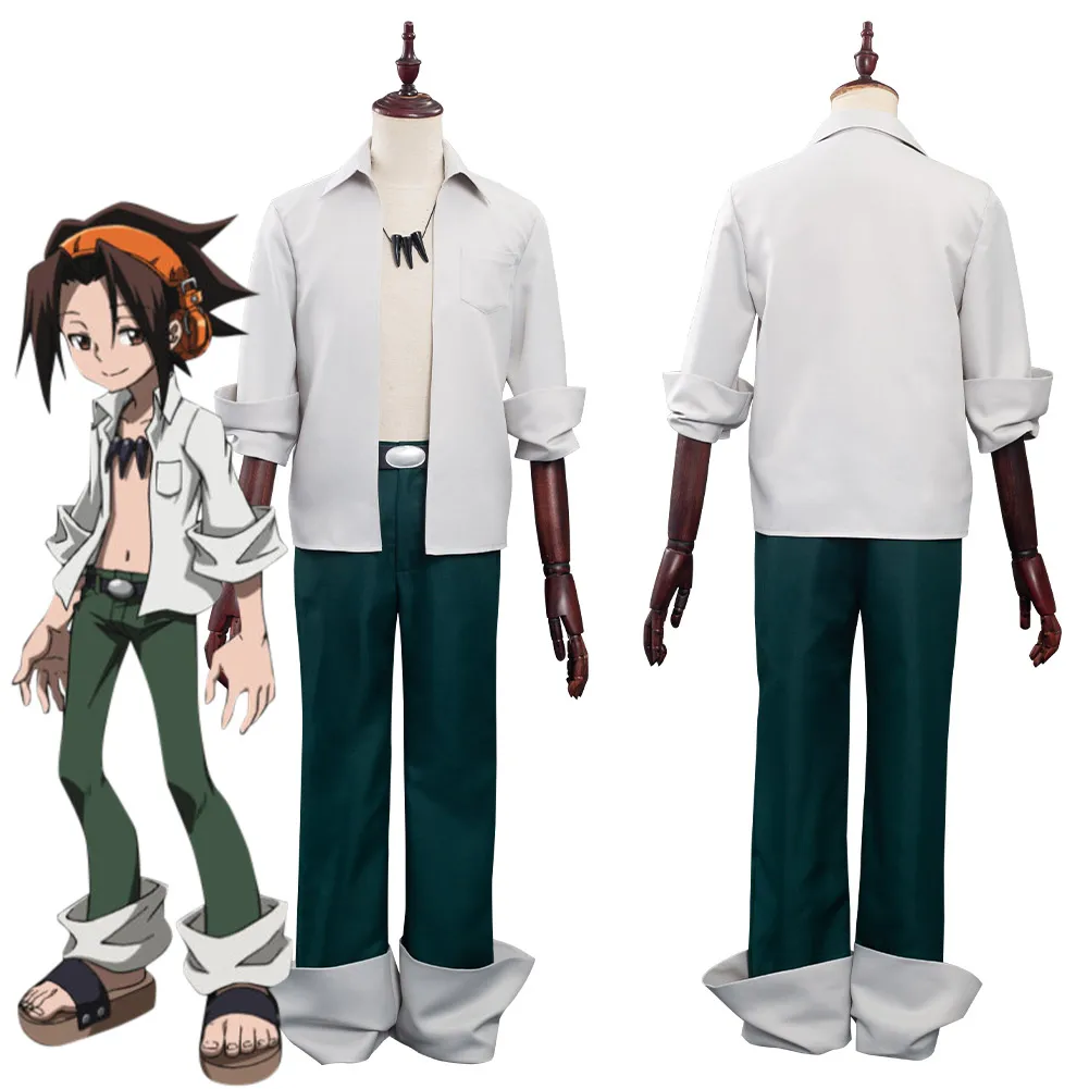 

Shaman King The Super Star Cosplay Yoh Asakura Uniform Costume Halloween Carnival Custom Make