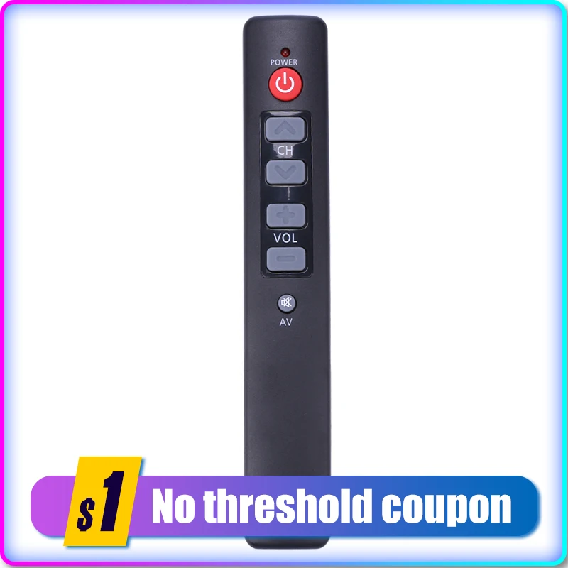 Многофункциональный пульт дистанционного управления с 6 кнопками чистого