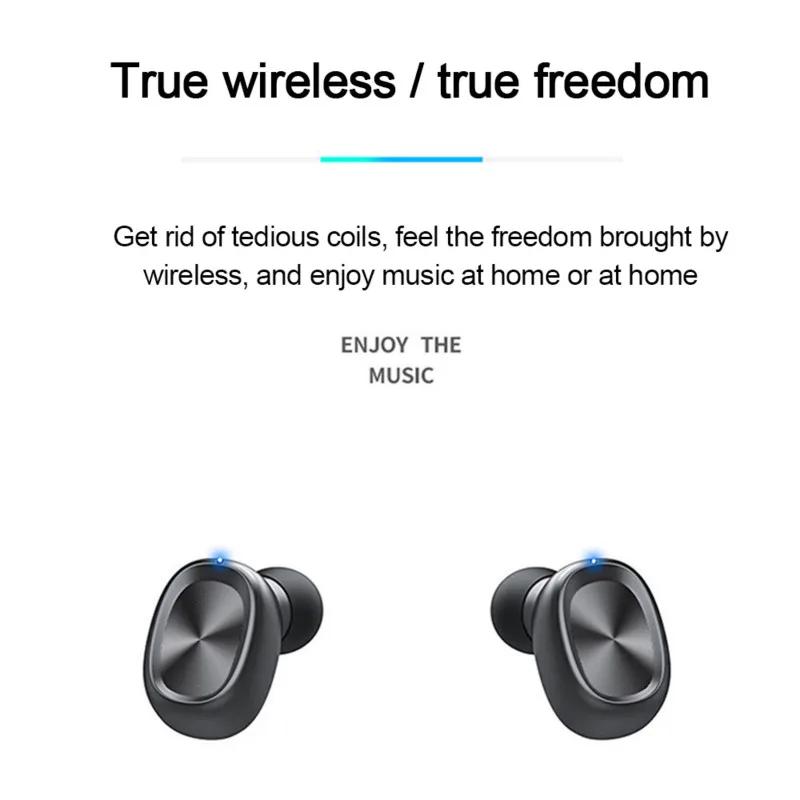 

TWS B9 Bluetooth Earphone 5.0 Wireless Touch Control HIFI Sport Earphone MIC Earbuds Gaming 3d StereoMusic Headset headphones