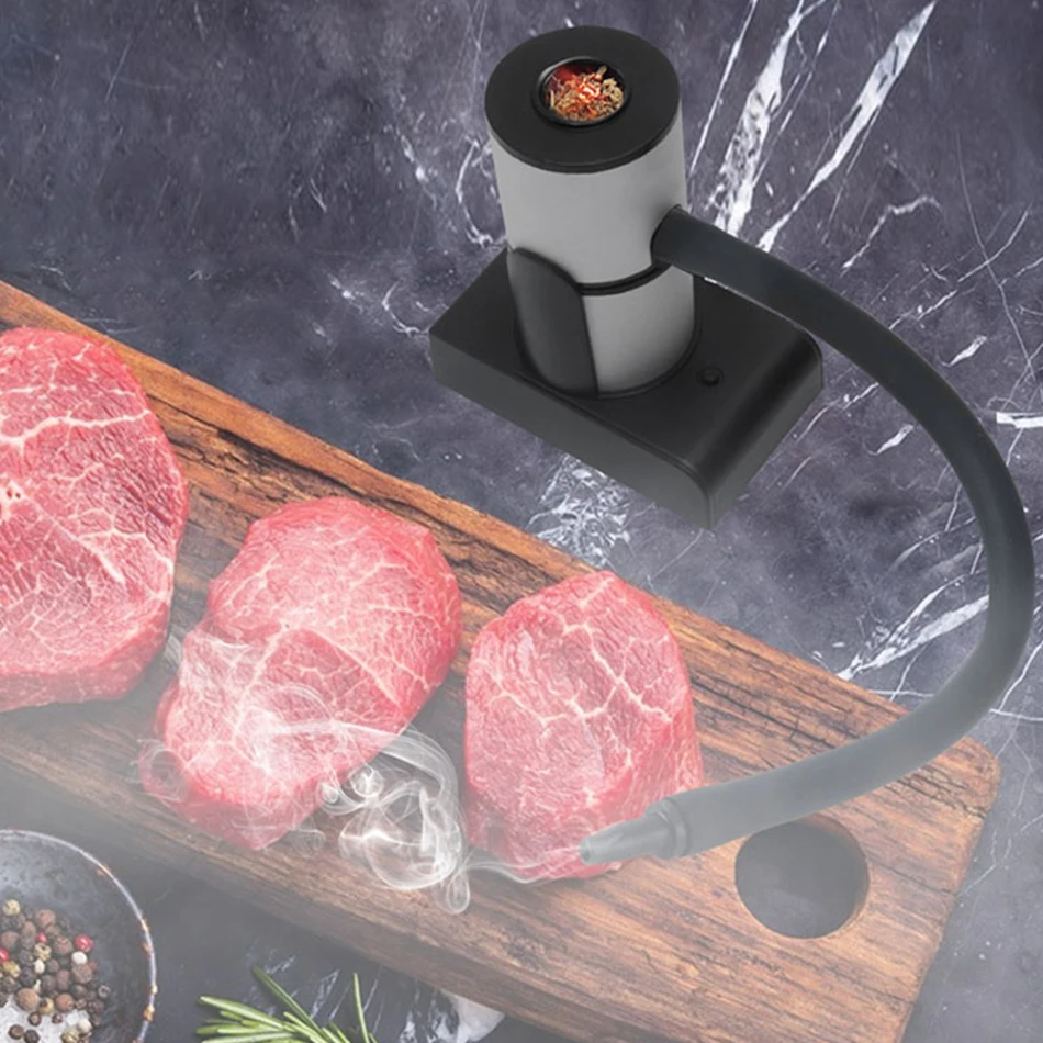 Портативный пищевой генератор холодного дыма курильщик для мяса приготовления