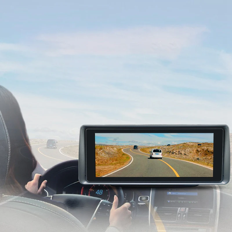 Автомобильный видеорегистратор 6 86 дюйма 4G Android 5.1Gps навигация Wi Fi Hd 1080P телефон