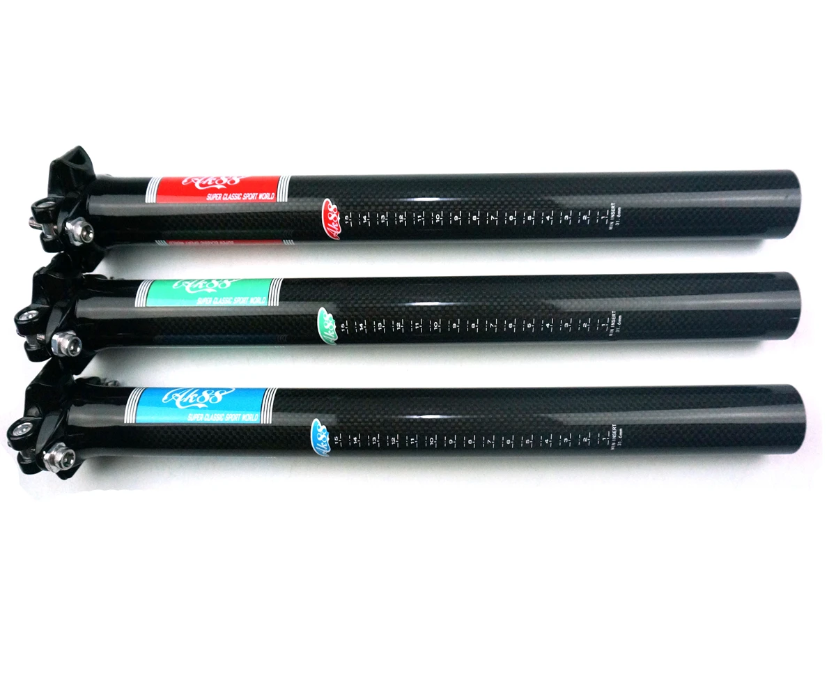 Новые детали для велосипеда AK88 подседельная труба из углеродного волокна с