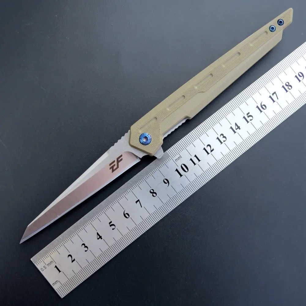 D Eafengrow EF917 складной нож Jack нож D2 лезвие G10 Ручка Survivcal Тактический Кемпинг Охота EDC инструмент - Цвет: D