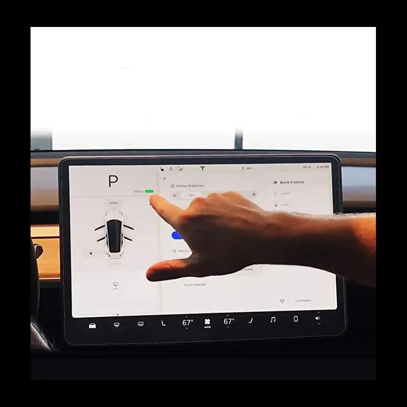 Стайлинг автомобиля для Tesla MODEL S X 3 пленка экрана с GPS-навигацией стеклянная