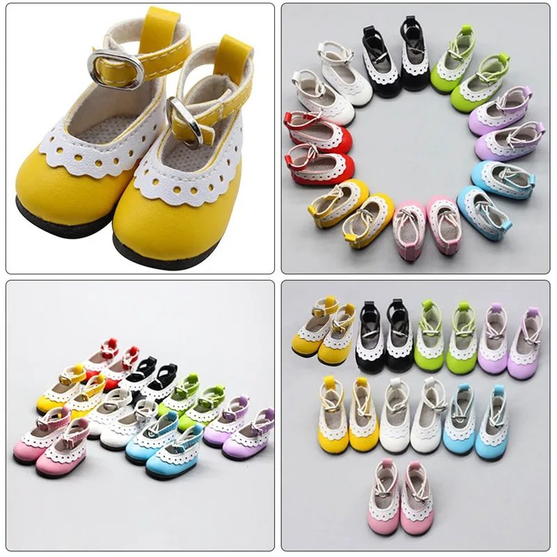 1 пара обуви принцессы из искусственной кожи 5 см для кукол модные мини игрушки