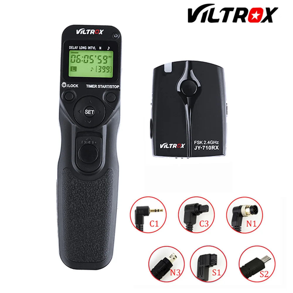 Viltrox JY-710 камера беспроводной Таймер дистанционного спуска затвора управление кабель для Canon M5 M6 Nikon Pentax sony A7 A7III A6000 A6300