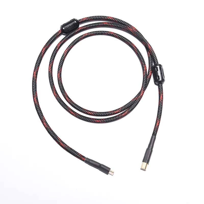 Hifi USB кабель Type C в B для передачи данных и аудио позолоченный DAC мобильный телефон