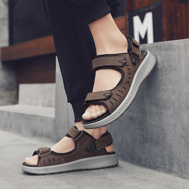 

Mens House Slippers Summer Slippers Men Men's Leather Soft For Outdoor Zapatillas De Verano Hombre Mens Slide Flip Flops