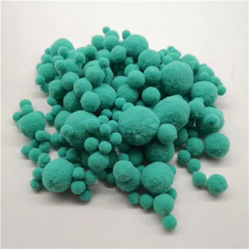 color 04 Lake blue 20 г 8 до 30 мм смешанный размер 46 Цвет помпон помпоны мех плюшевый шар для шитья на ткани ремесло DIY свадебные украшения, аксессуары - Цвет: color 04 Lake blue