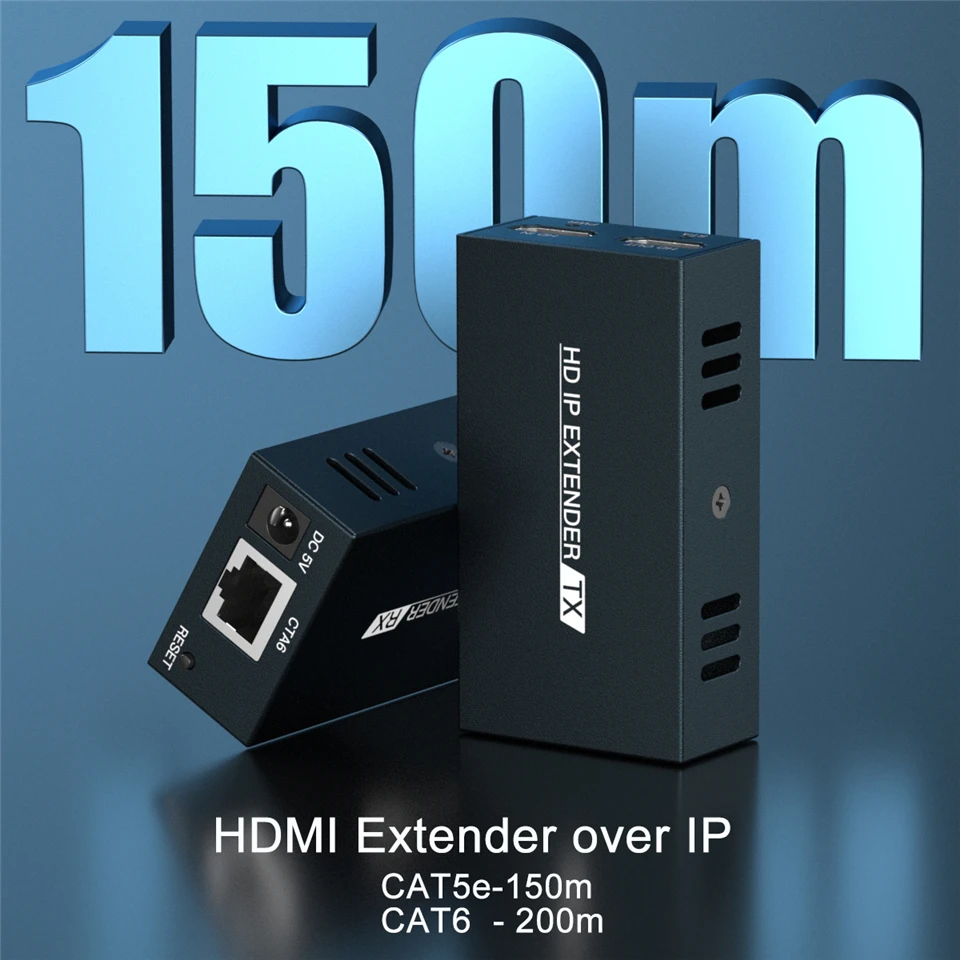 2021 IP сеть RJ45 HDMI удлинитель через Cat5 Cat5e Cat6 660ft по UTP/STP LAN сети Ethernet удлинитель|Кабели