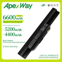 Apexway 6cell ноутбук батарея A32-K53 для Asus A43 A43E A53S K43E K43U K43S K43SJ K53 K53T K53S K53SV X54 X54H X44H